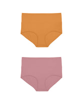 UltimateS 2-Pack Full Coverage High Rise Brief - Melon/Pink