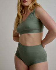 UltimateS Super Full Coverage High Rise Brief - Sage