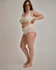 UltimateS Full Coverage High Rise Brief - Porcelain