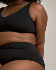 UltimateS Full Coverage High Rise Brief - Black