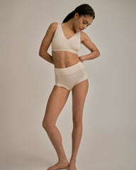 UltimateS Super Full Coverage High Rise Brief - Porcelain