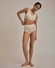 UltimateS Super Full Coverage High Rise Brief - Porcelain