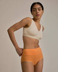 UltimateS Full Coverage High Rise Brief - Melon
