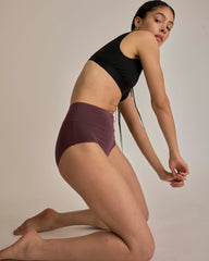 UltimateS Full Coverage High Rise Brief - Cassis