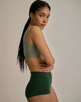 UltimateS Super Full Coverage High Rise Brief - Forest Green