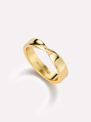 Ana Luisa Gold Band Ring - Eliora