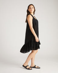 Elodie Voile Dress - Black