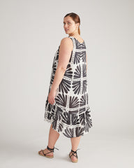 Elodie Voile Dress - Ink Bloom Print