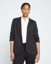 Beas Ponte Blazer - Slate Pinstripe