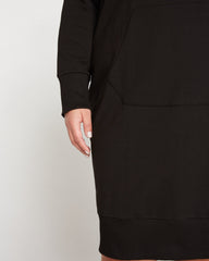 Bree Sweatshirt Dress - Black