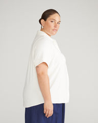 Chelsea Liquid Jersey Short Sleeve Shirt - White