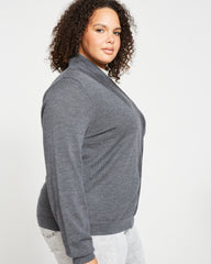 Curve Cardi - Slate