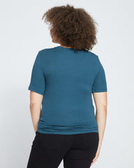 Foundation Short Sleeve Crew Neck Tee - Deep Sea