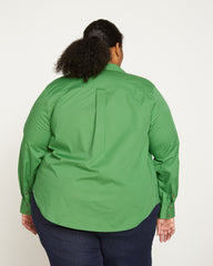 Elbe Stretch Poplin Shirt Classic Fit - Kelly Green