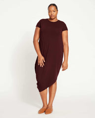Iconic Geneva Dress - Black Cherry
