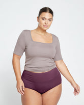 UltimateS Full Coverage High Rise Brief - Acai