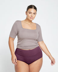 UltimateS Full Coverage High Rise Brief - Acai