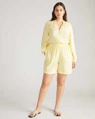 Juniper Linen Easy Pull-On Shorts - Twinkle