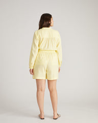 Juniper Linen Easy Pull-On Shorts - Twinkle