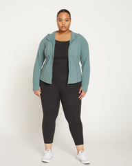 Next-to-Naked Cropped Pocket Legging - Black