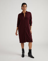 Marcie Liquid Jersey Dress - Black Cherry