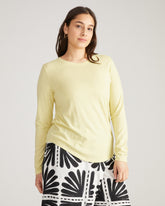 Light-As-Air Long Sleeve Crew Neck Tee - Twinkle