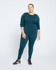 Mia Long Sleeve Movement Tee - Deep Sea