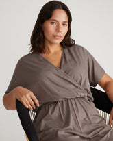 Nora Cross Front Romper - Stormy Weather