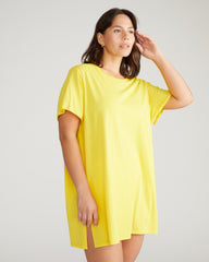 Pima Cotton Lounge Tee - Yellow