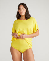 Pima Cotton Full Coverage Briefs - Yellow