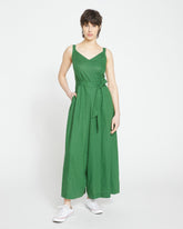 Promenade Linen Jumpsuit - Jardin