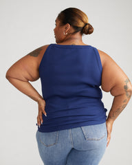 Roitfeld Ribbed Tank - Cenote