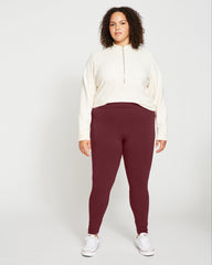 Roya Leggings 27 Inch - Black Cherry