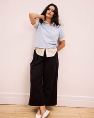 Palais Wide Leg Ponte Pants - Espresso