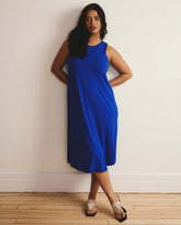 Pearl Divine Jersey Dress - Ultramarine