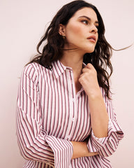 Henning x US Madison Shirt - Lilac Multi Stripe
