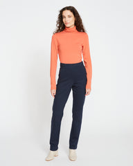 Smart Signature Ponte Pants Long - Navy