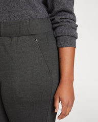 Smart Signature Ponte Pants - Charcoal