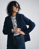 Kidjo Tailored Wool Jacket - Pageant Blue