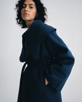 Asha Double Face Wool Coat - Deep Teal