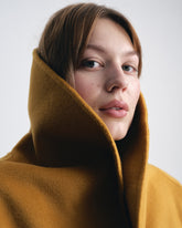 Asha Double Face Wool Coat - Mustard