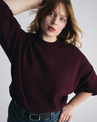 Better-Than-Wool Dolman Sweater - Gamay