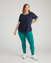Tee Rex - Navy with Aventurine/White Trim