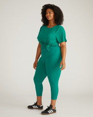 Next-to-Naked Cropped Legging - Aventurine
