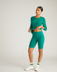 Next-to-Naked Bike Shorts - Aventurine