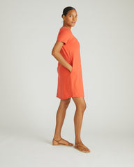 Halie T-Shirt Dress - Coral Reef