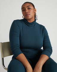 Foundation Turtleneck - Deep Sea