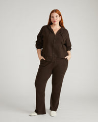 Knitted Mila Lounge Pants - Espresso