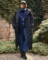 Everest Long Hooded Puffer 2 - Black