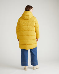 Matterhorn Mid Hooded Puffer - Mustard